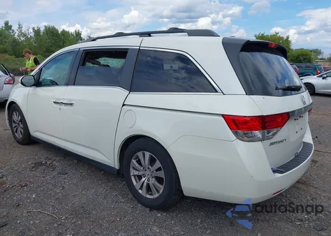 2015 Honda Odyssey Ex-L from USA, damaged, VIN 5FNRL5H65FB037592